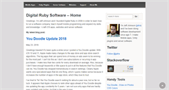 Desktop Screenshot of digitalruby.com
