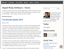 Tablet Screenshot of digitalruby.com